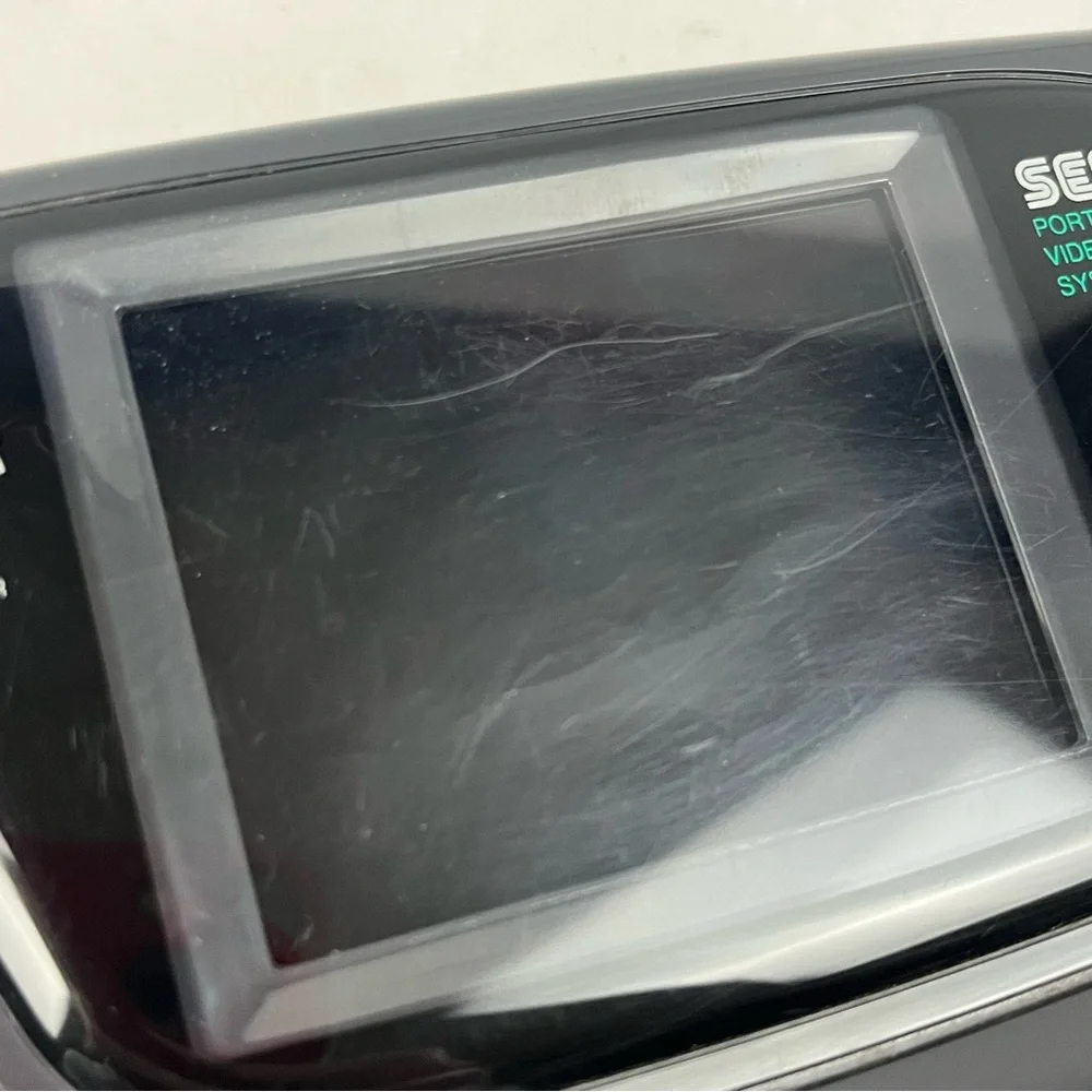 SEGA Game Gear Handheld System & Sonic the Hedgehog 2 Game Cartridge PARTS ONLY